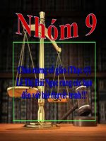 Bài thuyết trình luật kinh tế potx