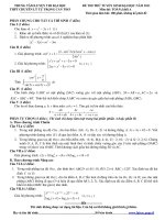 ĐỀ THI THỬ ĐẠI HỌC NĂM 2011 MÔN: TOÁN, KHỐI A - TRƯỜNG THPT LÝ TỰ TRỌNG pdf