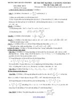 ĐỀ THI THỬ ĐẠI HỌC NĂM 2011 MÔN: TOÁN, KHỐI A,B - TRƯỜNG THPT CHUYÊN VĨNH PHÚC  potx
