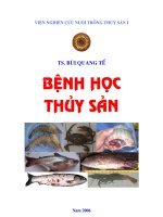Bênh học thủy sản tập 1 part 1 pptx
