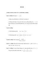 Đề thi ôn thi đại học môn toán - Đề số 26 potx