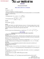 THỬ SỨC TRƯỚC KỲ THI - SỐ 7 potx