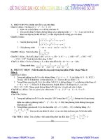 Đề Thử Sức Đại Học Môn Toán 2011 - Đề Tham Khảo Số 28 pptx