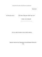 MẪU YÊU CẦU CHUYỂN KHOẢN CẦM CỐ CHỨNG KHOÁN ppsx