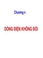Chương 4 DÒNG ĐIỆN KHÔNG ĐỔI pdf