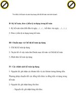 Luận văn tốt nghiệp: Tìm hiểu kì kế toán và cách áp dụng kế toán vào kinh doanh phần 1 pdf