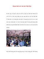 Rượu Sakê và nét văn hóa mừng năm mới ở Nhật Bản - 1 pptx