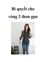 Bí quyết cho vòng 2 thon gọn ppt