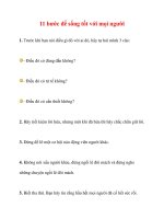 11 bước để sống tốt với mọi người1. potx