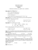 KÌ THI THỬ ĐẠI HỌC NĂM HỌC 2010-2011- Bài số 24 doc