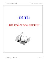 Luận văn: Kế toán doanh thu và xác định kết quả kinh doanh ppt
