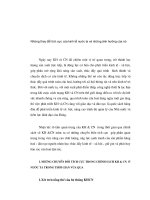 Luận văn tốt nghiệp :Những thay đổi tích cực của kinh nứơc ta và những ảnh hưởng của nó phần 1 docx