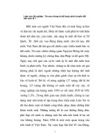 Luận văn tốt nghiệp : Tại sao chúng ta bắt buộc phải chuyển đổi nền kinh tế ? phần 1 pptx