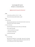 Gợi ý giải đề thi tốt nghiệp trung học phổ thông năm 2011 môn Ngữ văn - Giáo dục thường xuyên pot