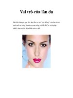 Vai trò của làn da ppsx