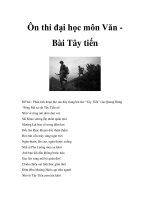 Ôn thi đại học môn Văn Bài Tây tiến pps