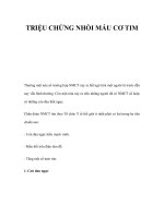 TRIỆU CHỨNG NHỒI MÁU CƠ TIM doc