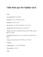 Chẩn đoán qua Xét Nghiệm vật lý pot