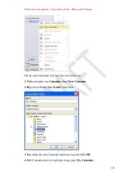 Giáo trình Outlook 2010 phần 8 pptx