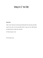 THẬN Ứ NƯỚC pps