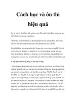 Cách học và ôn thi hiệu quả potx