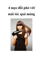 4 mẹo đối phó với mái tóc quá mỏng docx