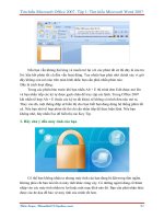 Hướng dẫn làm quen với Microsoft Word 2007 nhanh chóng phần 10 docx