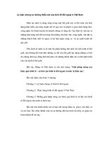 Lý luận chung và những thiếu sót của kinh tế đối ngoại ở Việt Nam phần 1 doc