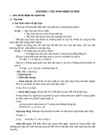 CHƯƠNG I: CÁC KHÁI NIỆM CƠ BẢN VỀ CSDL ppsx