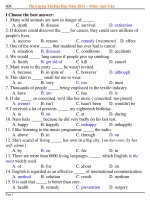 Ôn Luyện Thi Đại Học Năm 2011 Môn: Anh Văn - Đề 006 pps