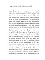 Luận văn kinh tế: Tìm hiểu nội dung sở hữu kinh tế phần 1 ppt