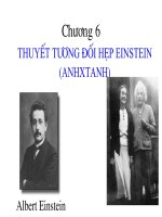 Vật lý đại cương - Thuyết tương đối hẹp Einstein phần 1 docx
