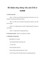 Bổ nhiệm công chứng viên, mã số hồ sơ 025008 ppt