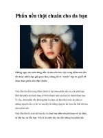 Phấn nền thật chuẩn cho da bạn pps