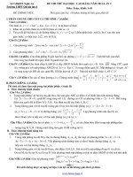 ĐỀ THI THỬ ĐẠI HỌC LẦN 2 NĂM 2011 MÔN: TOÁN, KHỐI A - TRƯỜNG THPT QUỲNH LƯU 4 pptx