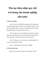 Thủ tục thừa nhận quy chế trả lương cho doanh nghiệp nhà nước ppsx