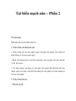 Tai biến mạch não – Phần 2 pps