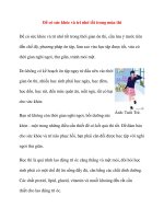 Để có sức khỏe và trí nhớ tốt trong mùa thi pot