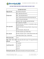 QUY ĐỊNH TRONG GIAO DỊCH CHỨNG KHOÁN CHO SÀN TP.HCM ppt