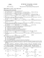 Đề 006 - ĐỀ THI THỬ VÀO ĐẠI HỌC, CAO ĐẲNG Môn thi: HÓA pps