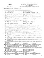 Đề 005 - ĐỀ THI THỬ VÀO ĐẠI HỌC, CAO ĐẲNG Môn thi: HÓA pps
