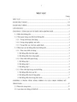 Thiết kế hệ thống điều hoà không khí cho trung tâm thương mại và khu văn phòng của công trình tổ hợp làng quốc tế thăng long, hà nội