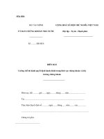 Mẫu biên bản cưỡng chế thi hành quyết định hành chính trong lĩnh vực chứng khoán và thị trường chứng khoán doc