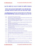 56 câu hỏi tự luận vấn đáp tư tưởng Hồ Chí Minh pot