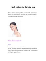 Cách chăm sóc da hiệu quả ppsx