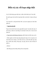 Ðiều trị các rối loạn nhịp thất doc