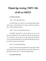 Thành lập trường THPT-Mã số hồ sơ:160323 pot