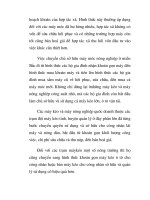 Quá trình hình thành tư liệu nghiên cứu thực trạng quy trình công nghiệp hóa nông nghiệp trong sản xuất p5 pptx
