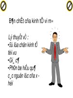 Quá trình hình thành và phương hướng phát triển nền kinh tế học trong quy trình kinh doanh p6 pps