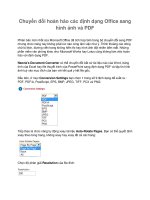 Chuyển đổi hoàn hảo các định dạng Office sang hình ảnh và PDF pps